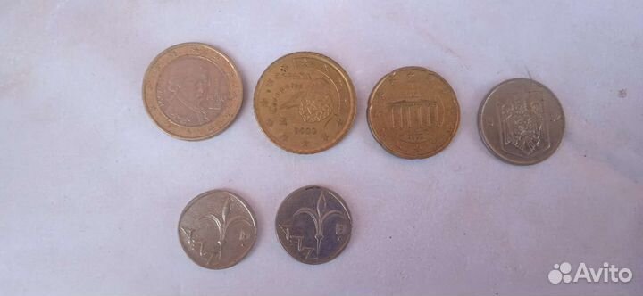 Монеты европы