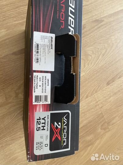 Хоккейные коньки bauer vapor 2x yth