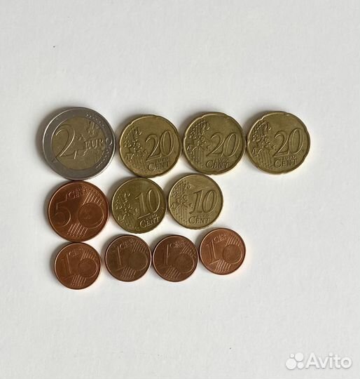 Монеты евро