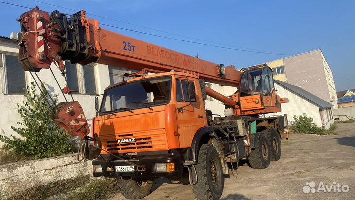 Аренда и услуги автокрана-вездехода, 25 т, 28 м, с гуськом 9 м