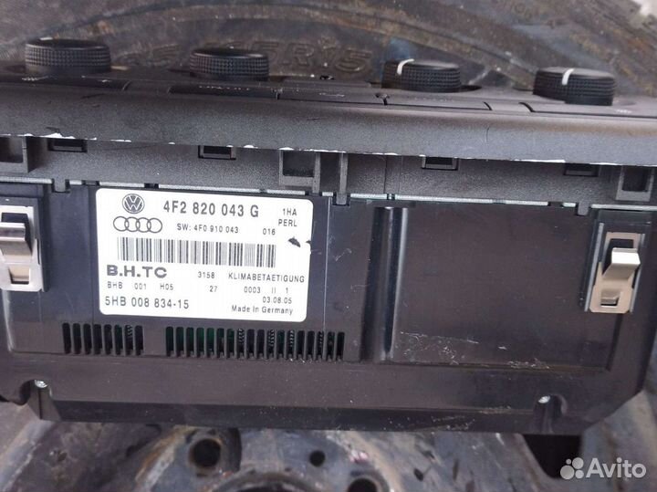 Блок управления климатом Audi A6 C6