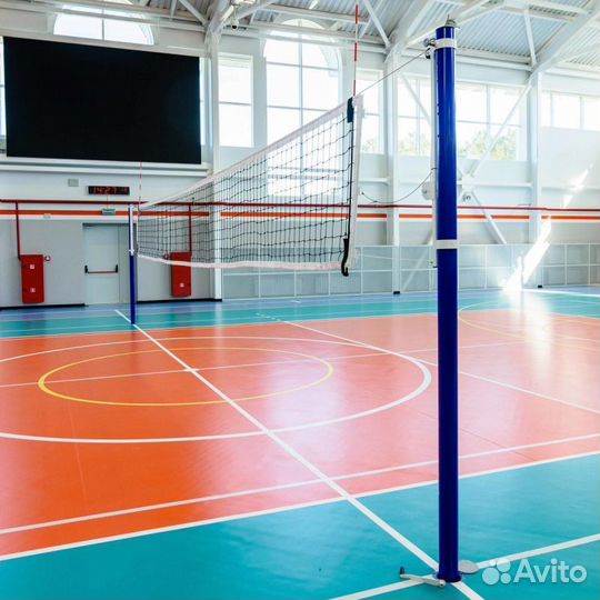 Волейбольные стойки универсальные со стаканами