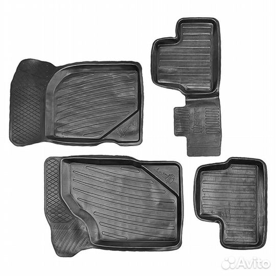 Автомобильные коврики резиновые