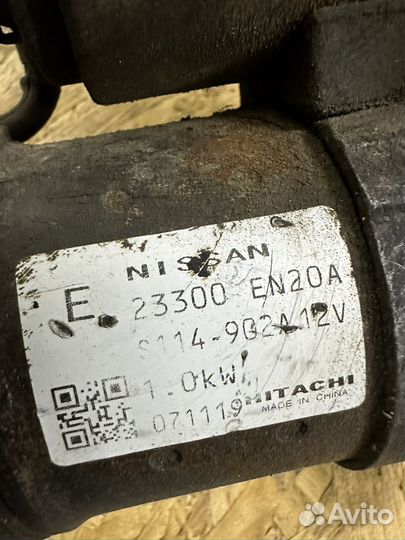 Стартер Renault Fluence,Megan 3 M4R 2,0