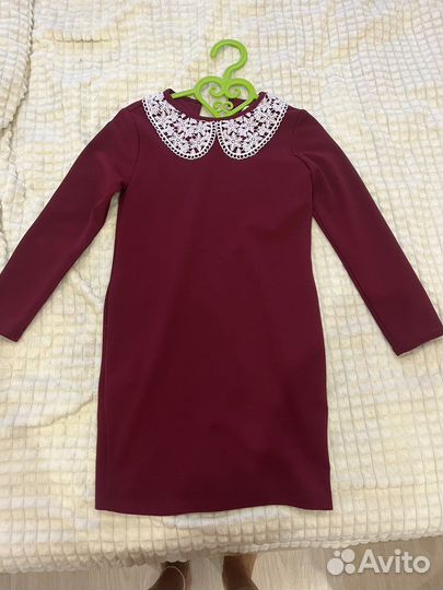 Школьная форма для девочки бордовая