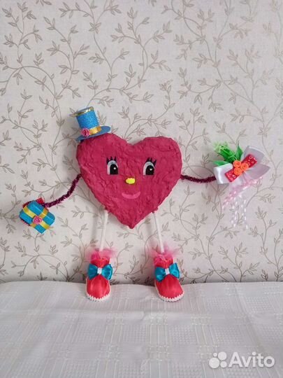 Сердце любви на дня Валентина, ручная работа