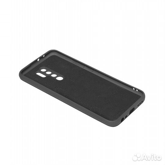 Силиконовый чехол с микрофиброй для Xiaomi Redmi 9