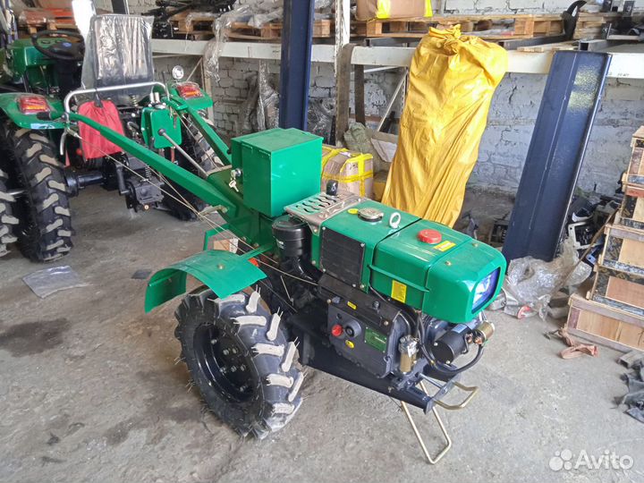 Мотоблок Файтер 15DE + фреза 1м + сиденье