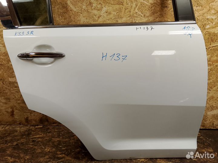 Дверь задняя правая Kia Sportage 3 SL белая WD