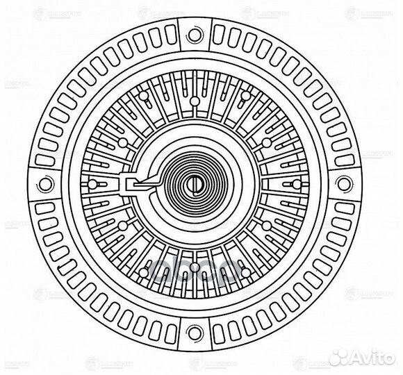 Муфта вязкост. для а/м VW Passat (B5) (96) /A