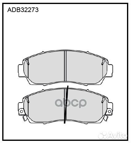 Колодки тормозные дисковые перед Haval/Acur