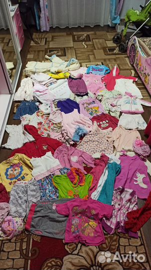 Пакет вещей на девочку от 3 мес и от 6мес