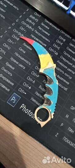 Деревяный нож керамбит из ксго