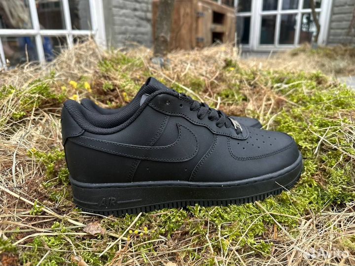 Кроссовки Nike Air Force 1 Low Black весна-лето