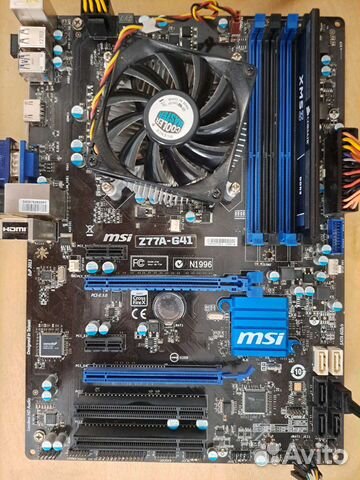 Материнская плата MSI Z77A-G41+ intel Cor i7 купить в Москве ...