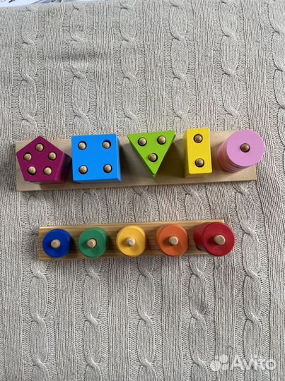 Деревянные игрушки goki, сортеры и пазлы