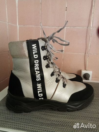Ботинки демисезонные для девочки 35 размер