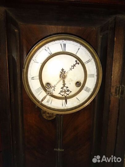 Антикварные настенные часы 19 век