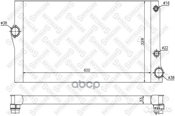 Радиаторы сист.охлажденияstellox 1025579SX Ste