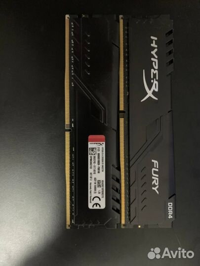 Оперативная память Kingston HyperX Fury RGB 2/8Gb