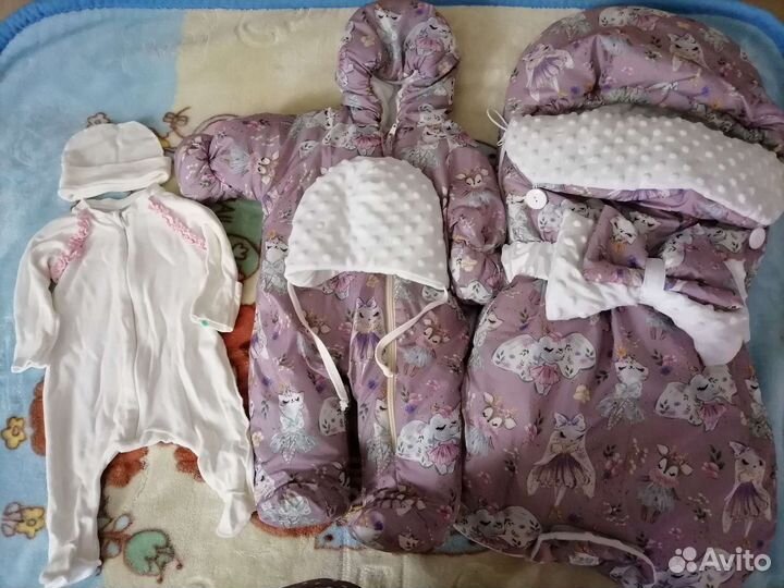 Конверт на выписку для девочки