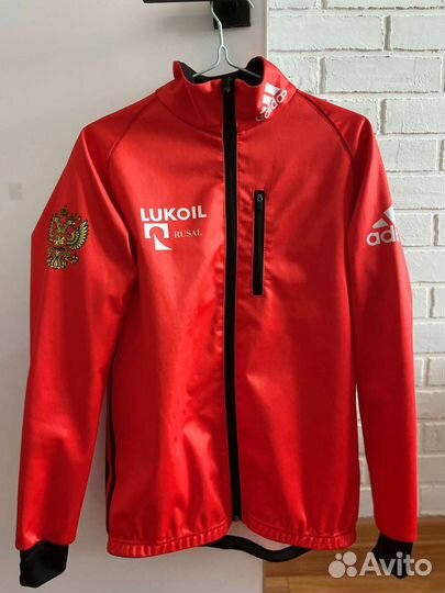 Лыжный разминочный костюм мужской adidas