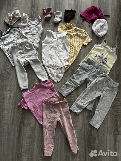 Вещи пакетом 74 80 86 девочка