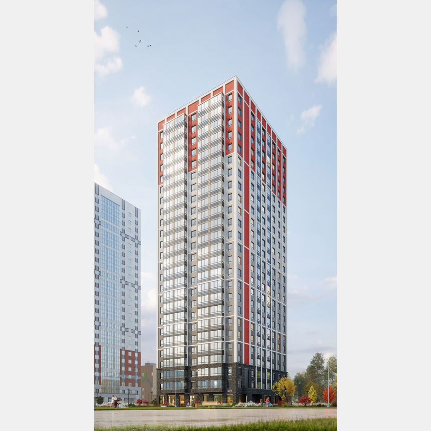 Квартира-студия, 29,5 м², 4/25 эт.