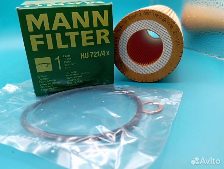 Фильтр масляный mann-filter HU7214X