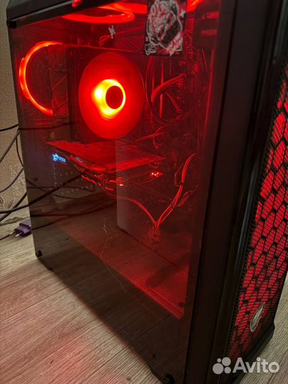 Компьютер+клавиатура+мышка+микрофон+кресло+монитор