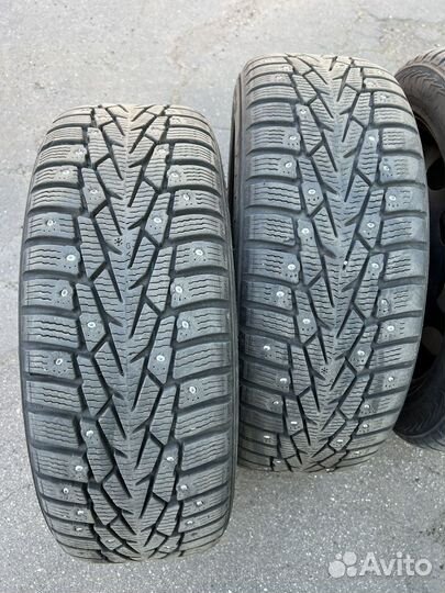 Колеса на зимней шипованной резине