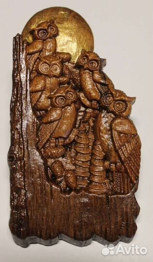 Магниты из дерева на холодильник