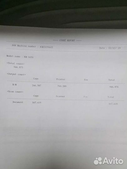 Принтер Kyocera KM1650