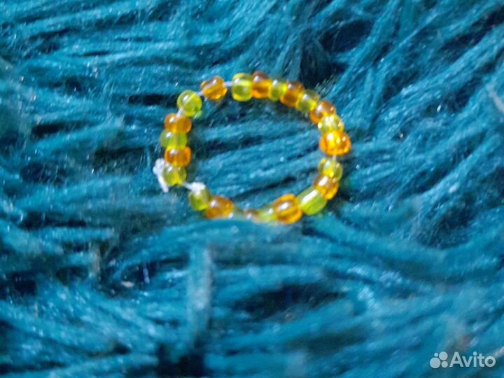 Кольцо из бисера