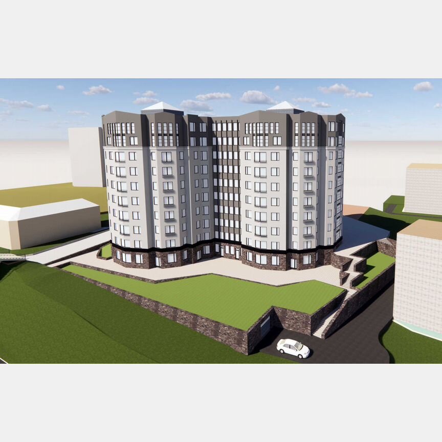 Квартира-студия, 34,6 м², 3/7 эт.