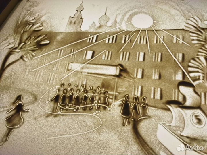 Кварцевый песок для рисования