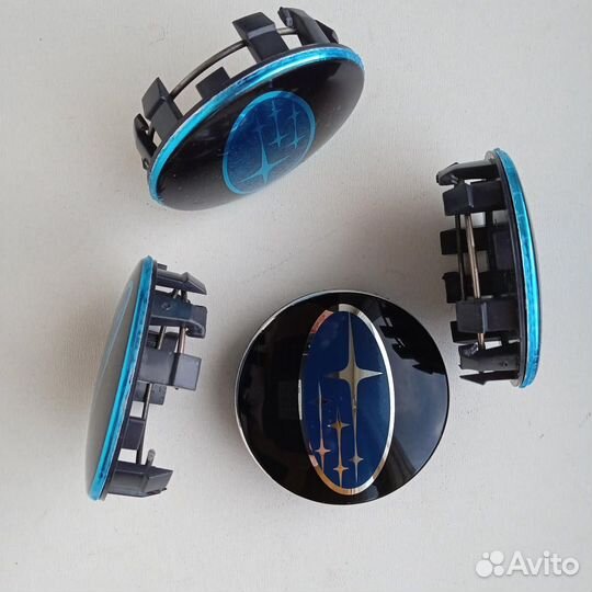 Колпачки на литые диски Субару 58мм 4 шт