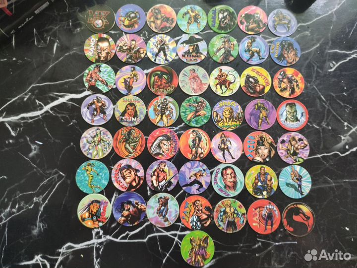 Фишки Сотки Кэпсы Dunkin MK Полное собрание +допы