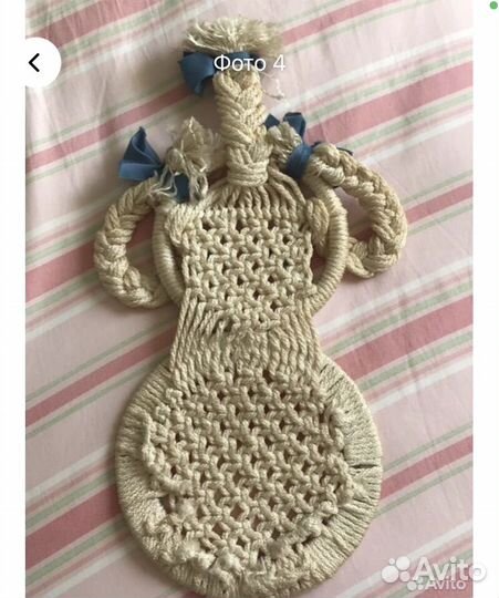 Панно на стену макраме ловец снов дар