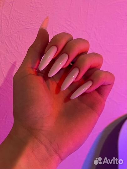 Маникюр наращивание