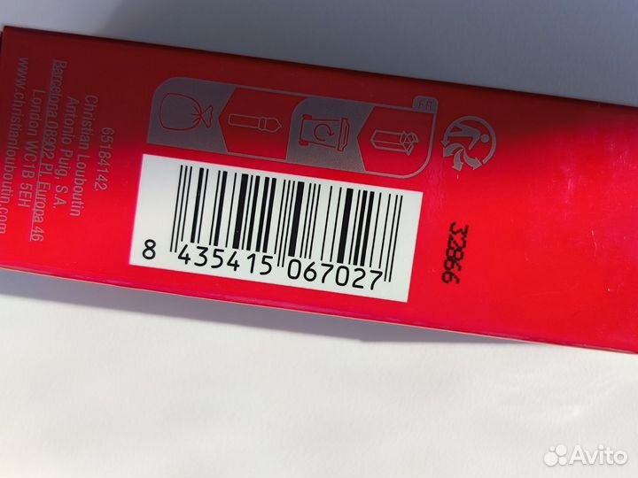 Christian louboutin помада 355