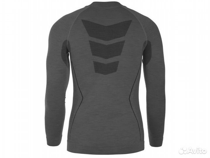 Термобелье кофта freenord merino tech, серый