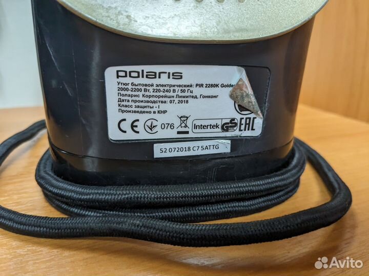 Утюг polaris pir 2280k golden rush
