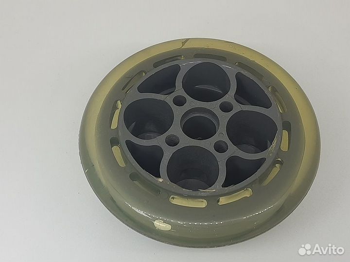 Колесо электросамоката с ременным приводом серое