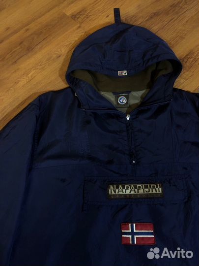 90's napapijri rainforest vintage анорак