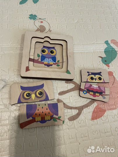 Деревянные развивающие игрушки