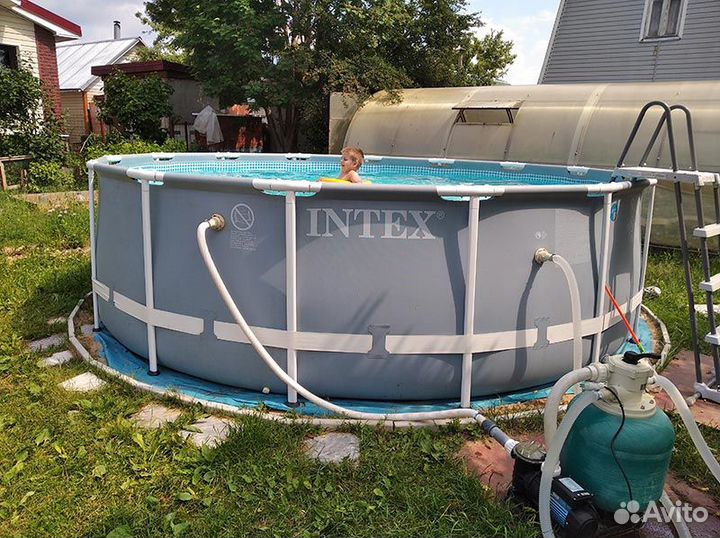 Каркасный бассейн Интекс 457*122