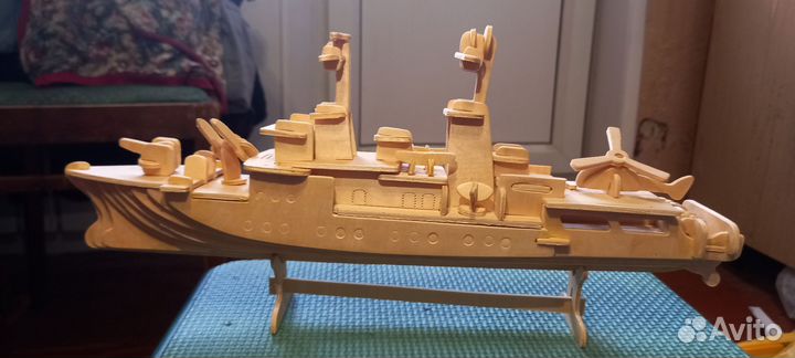 Сборная модель корабля из дерева
