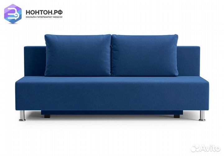 Диван еврокнижка Канна синий