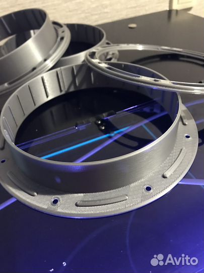 Фланец для лунки в палатку с бортиком 3 шт